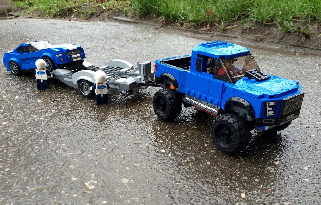 Фото обои ford, lego, raptor, f150