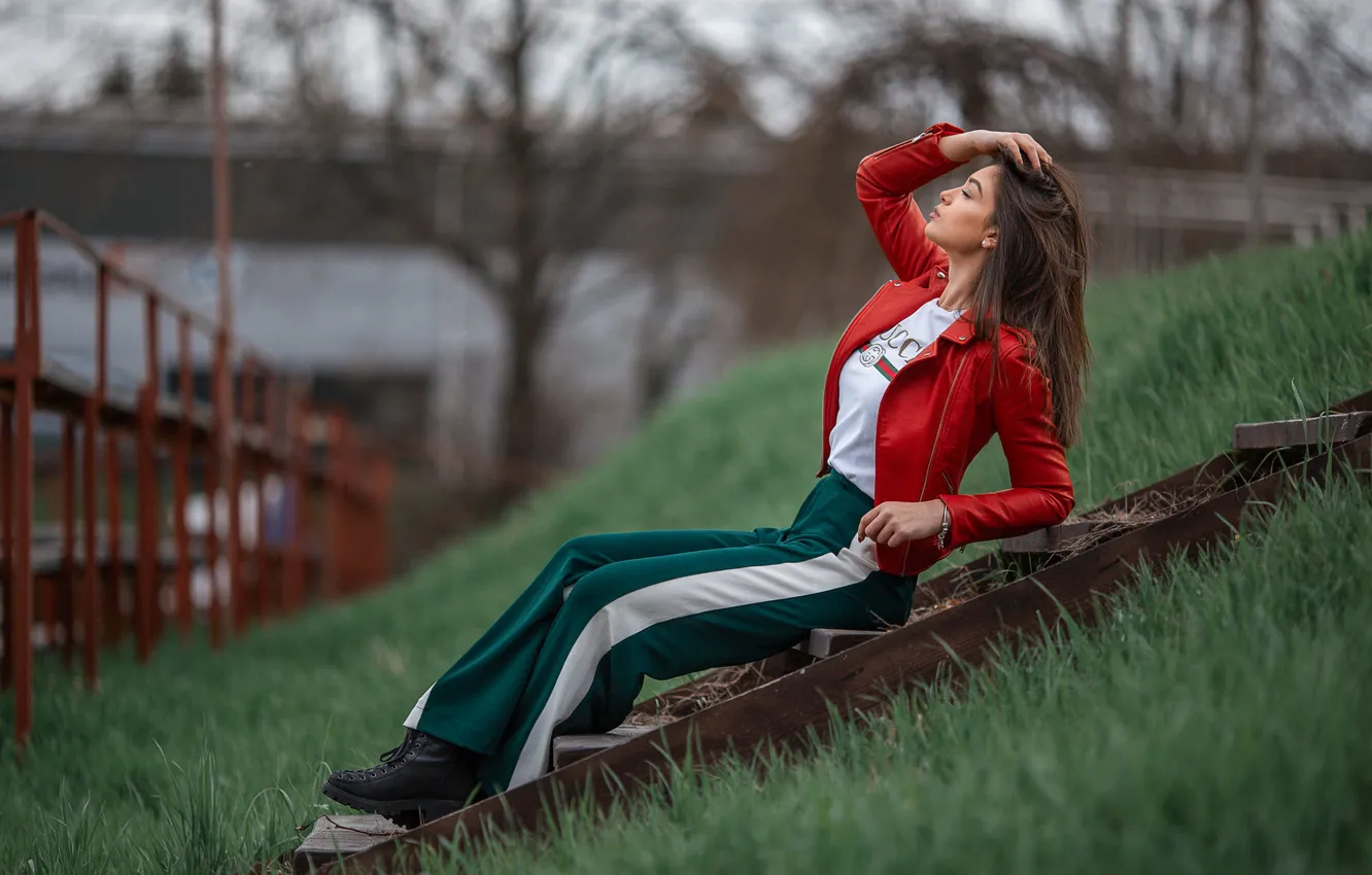 Фото обои куртка, relax, профиль, губки, Andrea Carretta