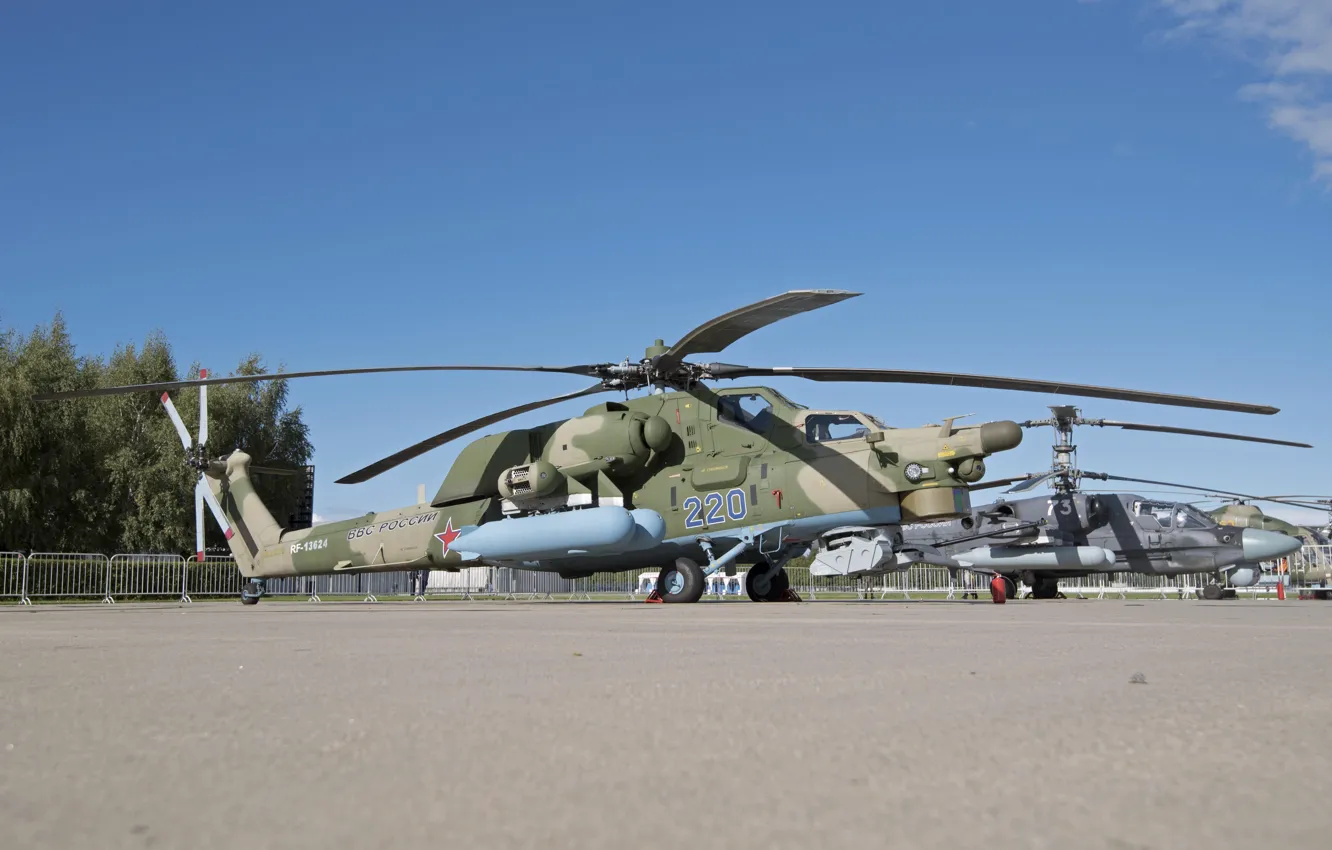Фото обои вертолёт, российский, ударный, Mi-28N