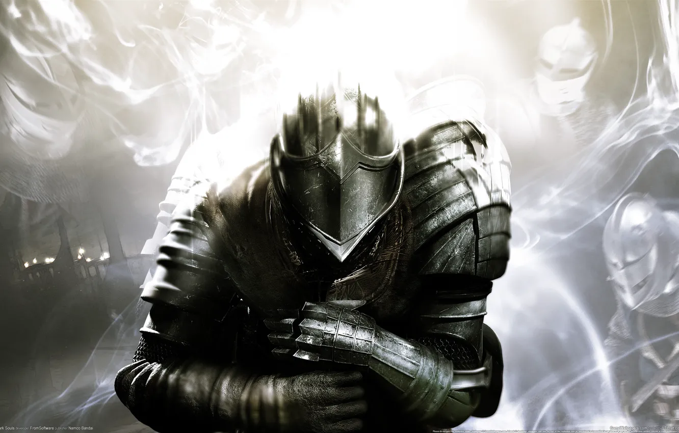 Фото обои Доспехи, Рыцарь, PS3, Xbox 360, Dark Souls