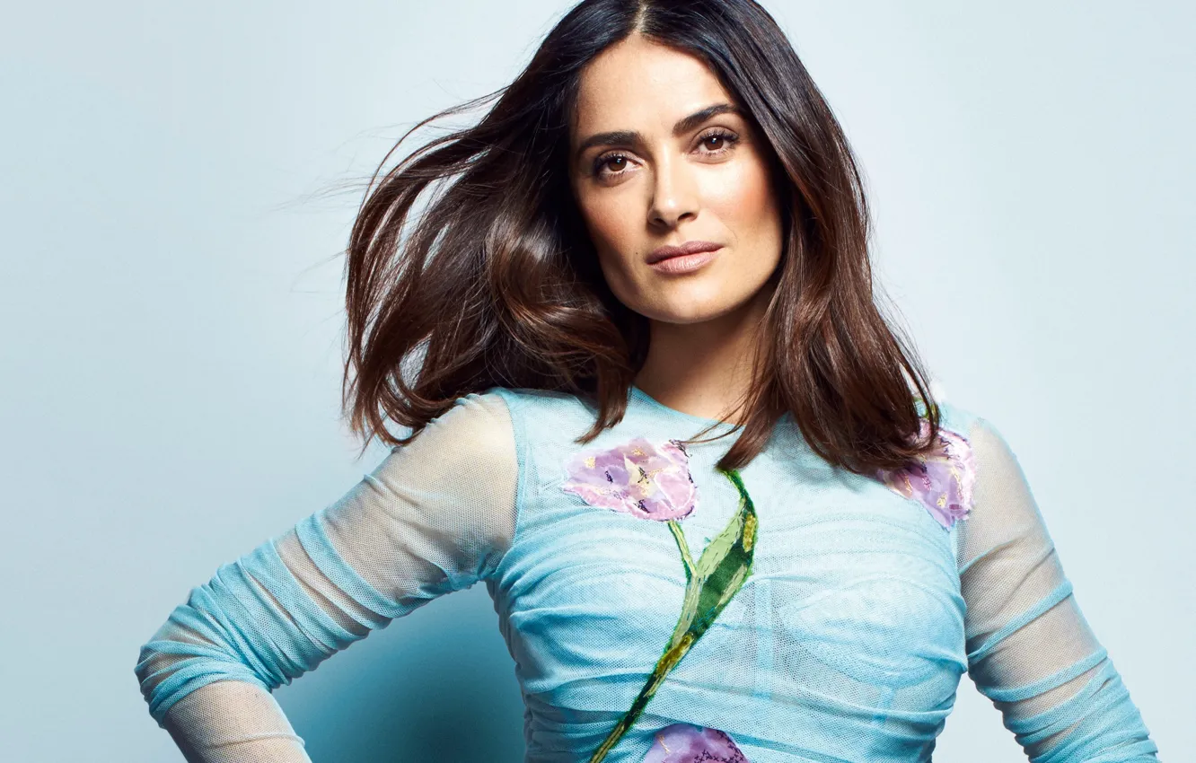 Фото обои лицо, женщина, красота, актриса, красавица, salma hayek