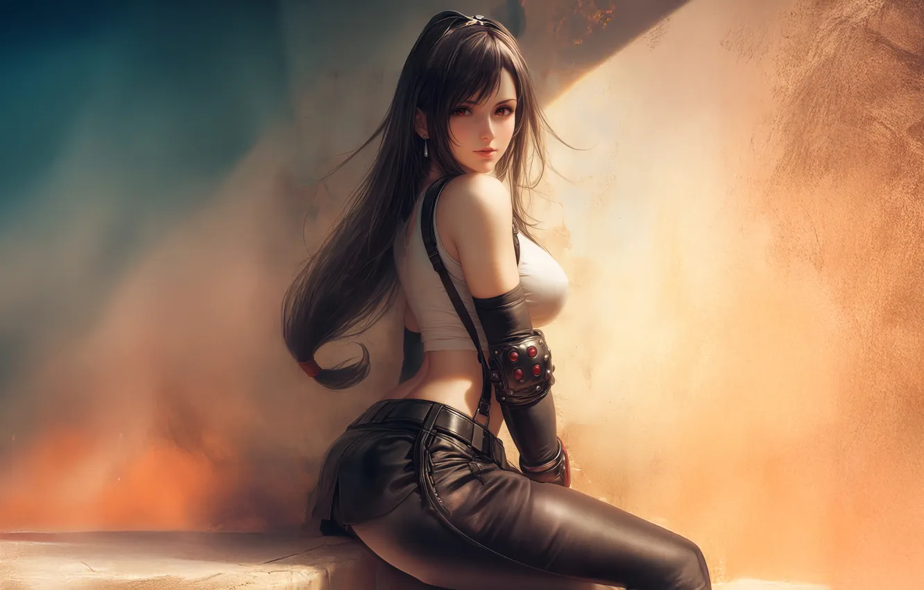 Фото обои power, untamed, tifa lockheart