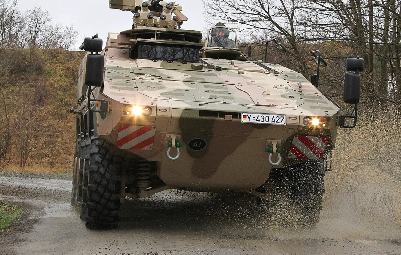 Фото обои weapon, Boxer, armored, military vehicle, armored vehicle, armed forces, military power, war materiel
