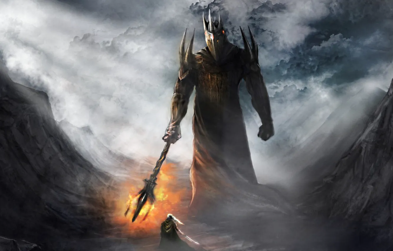 Фото обои The lord of the rings, morgoth, tolkien, lotr