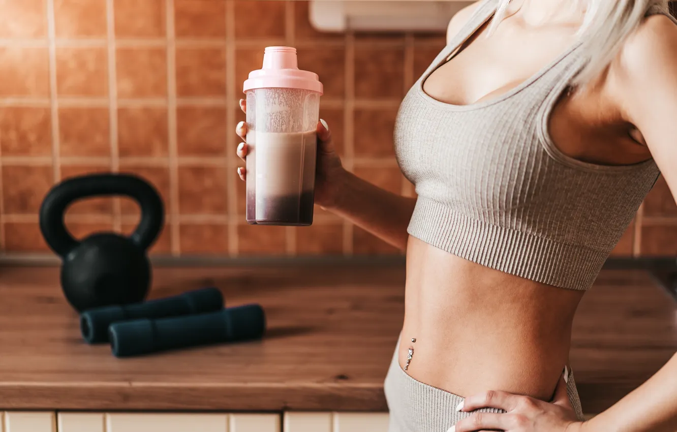 Фото обои lifestyle, shake, exercises, healthy food