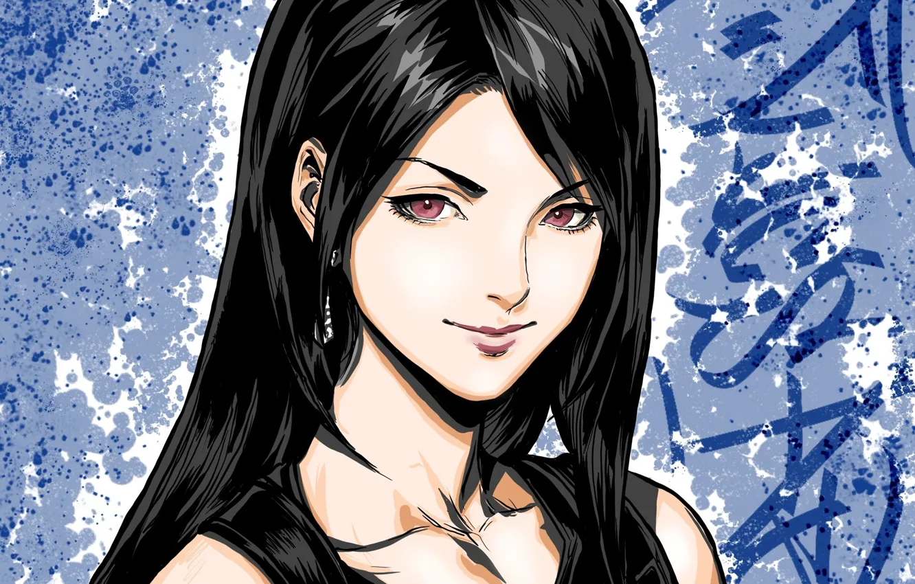 Фото обои Девушка, Лицо, Tifa Lockhart, Final Fantasy VII Remake