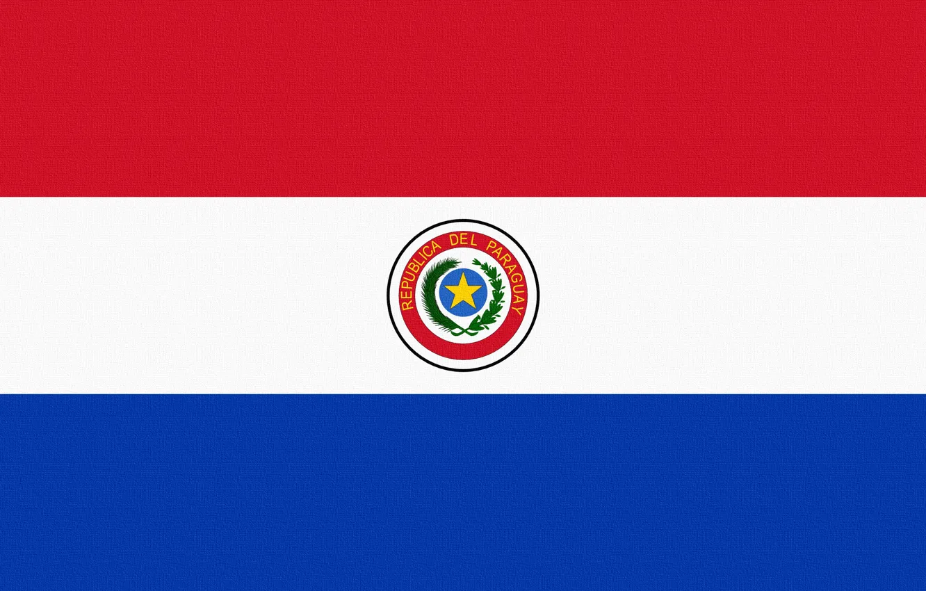 Фото обои Флаг, Парагвай, Paraguay