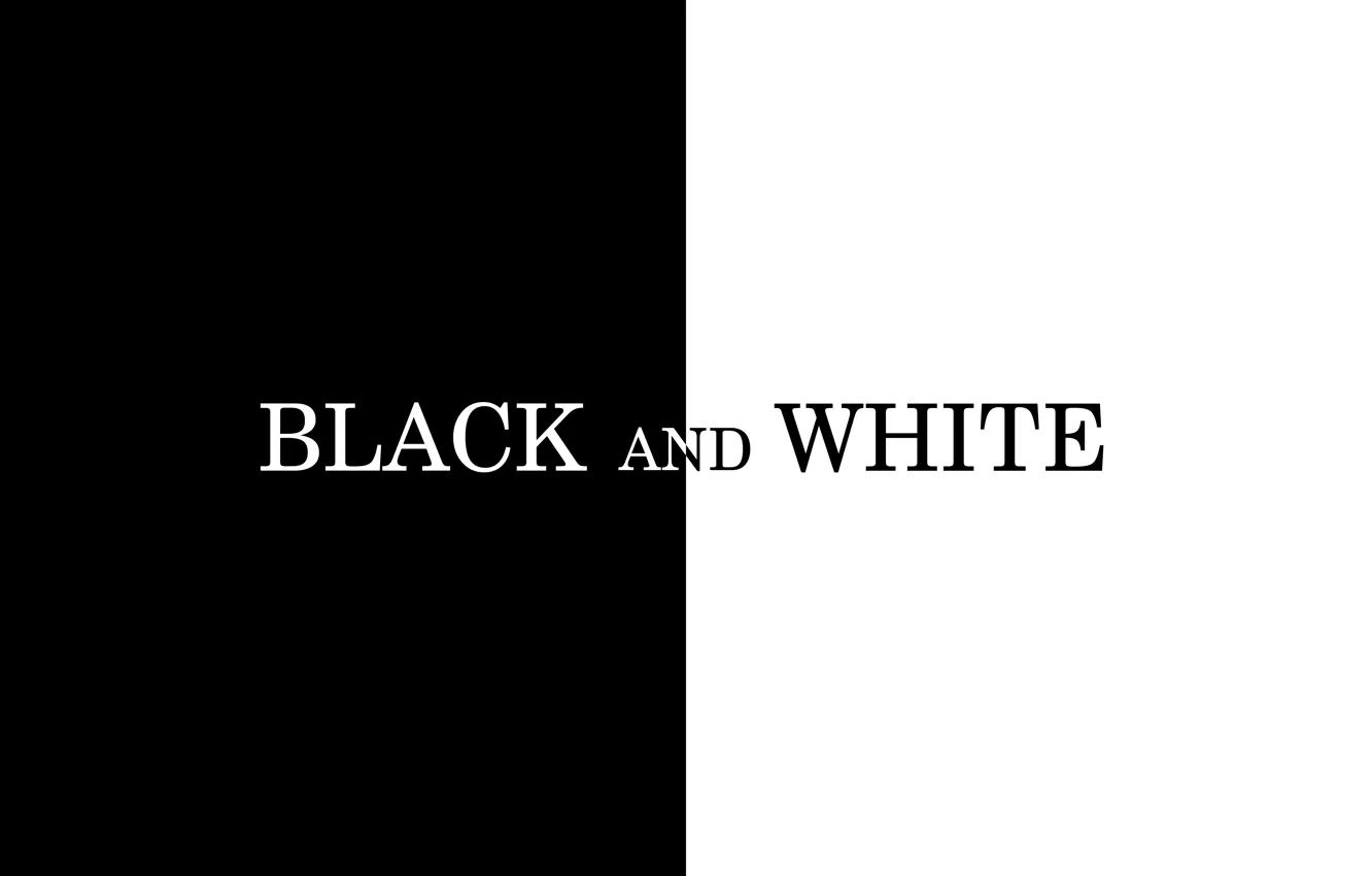 Фото обои white, black, minimalism, line, text, art, block, color