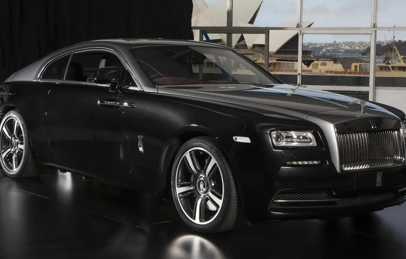Фото обои Rolls-Royce, Black, Sydney, Wraith