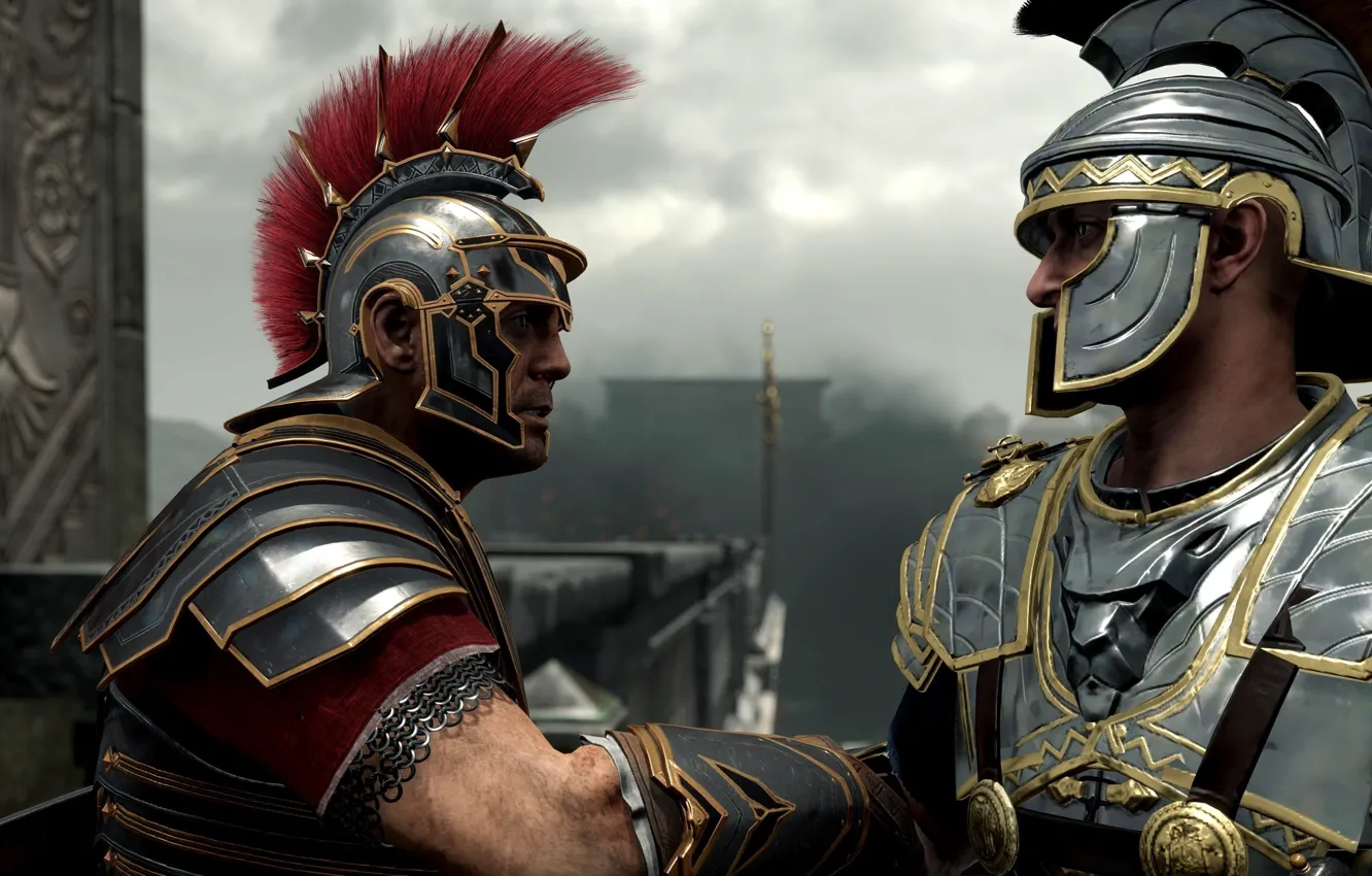 Фото обои Rome, Crytek, Legionnaires, Microsoft Game Studios, Warriors, General Marius Titus, Ryse: Son of Rome