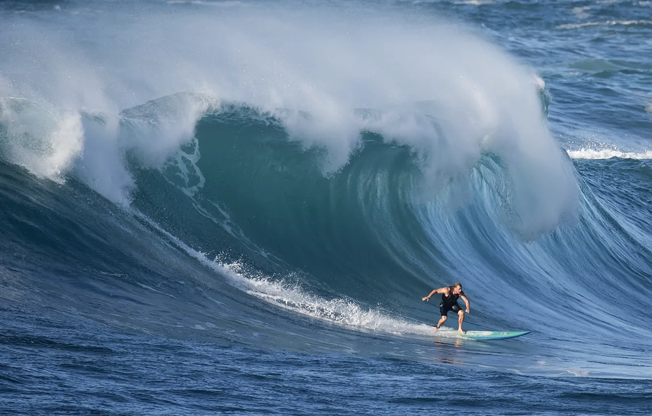 Фото обои волна, серфер, wave, surfer, David H Yang
