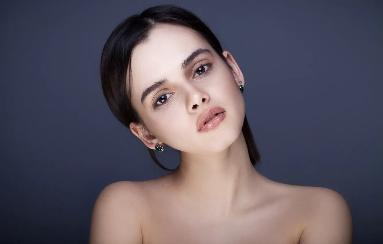 Фото обои макияж, губки, Наташа Удовенко, Нигматулин Аркадий