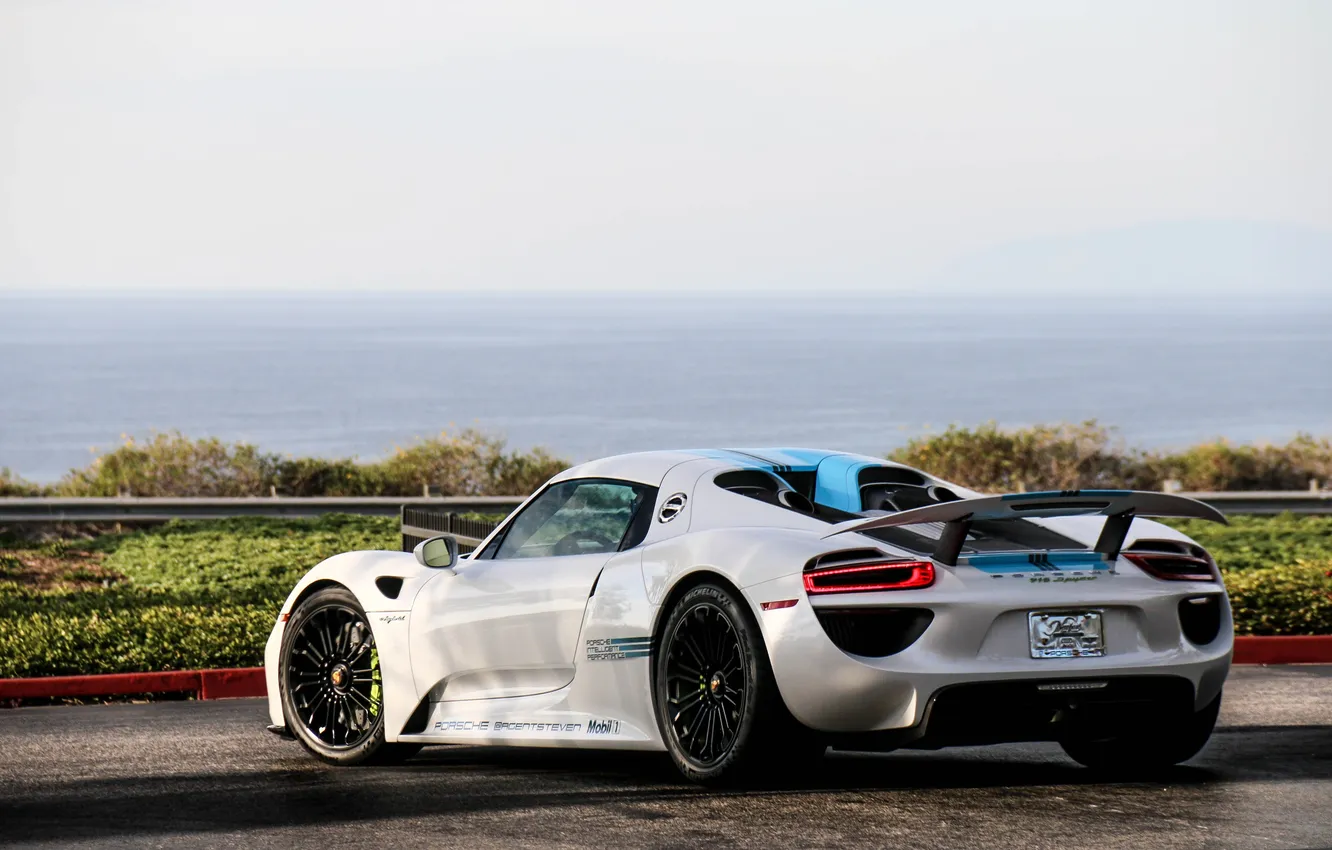 Фото обои Porsche, Porsche 918 Spyder, спортивная машина