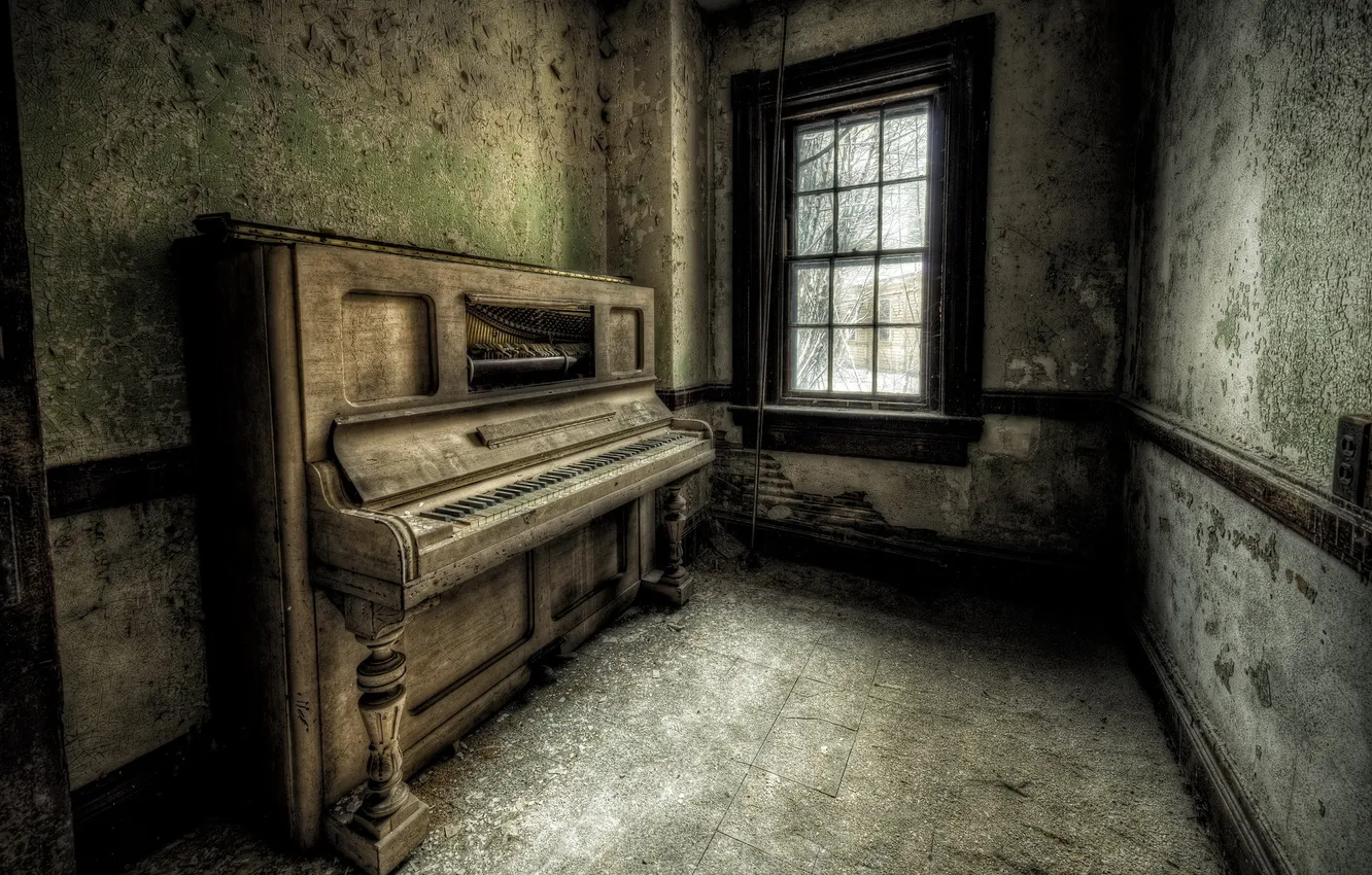 Фото обои музыка, комната, интерьер, пианино