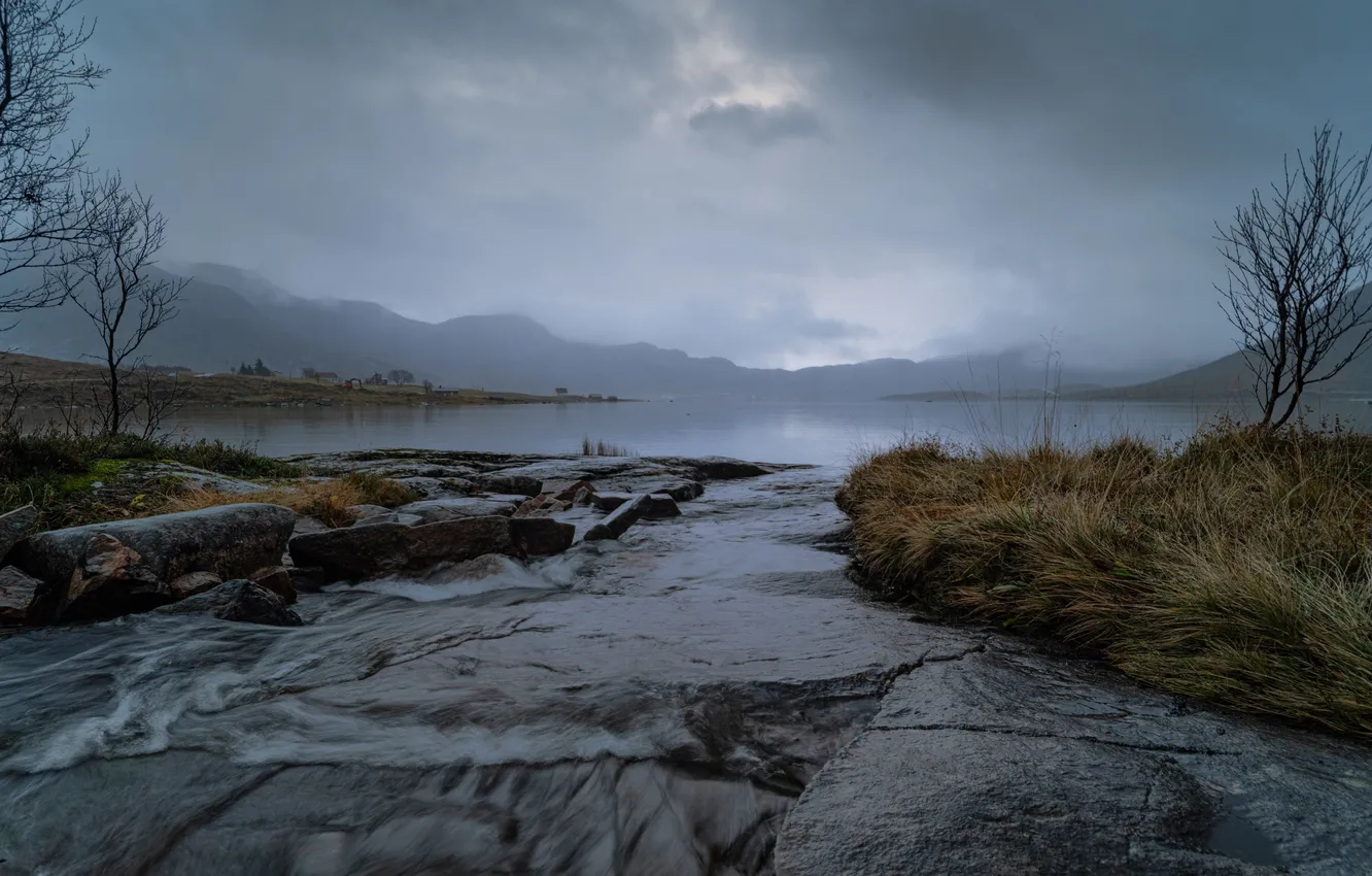 Фото обои пейзаж, Норвегия, Lofoten