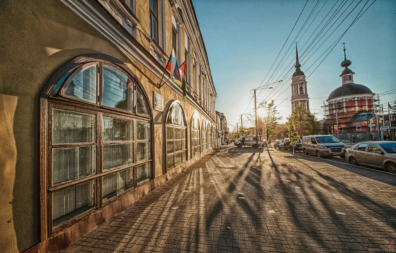 Фото обои город, улица, Калуга, Kaluga