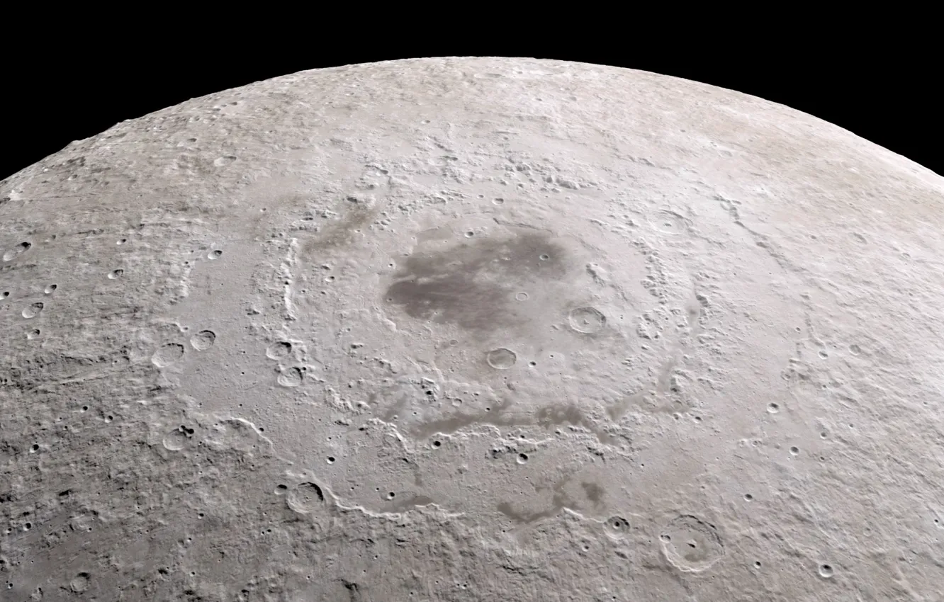Фото обои космос, спутник, Луна, NASA, НАСА, автоматическая межпланетная станция, Lunar Reconnaissance Orbiter (LRO)
