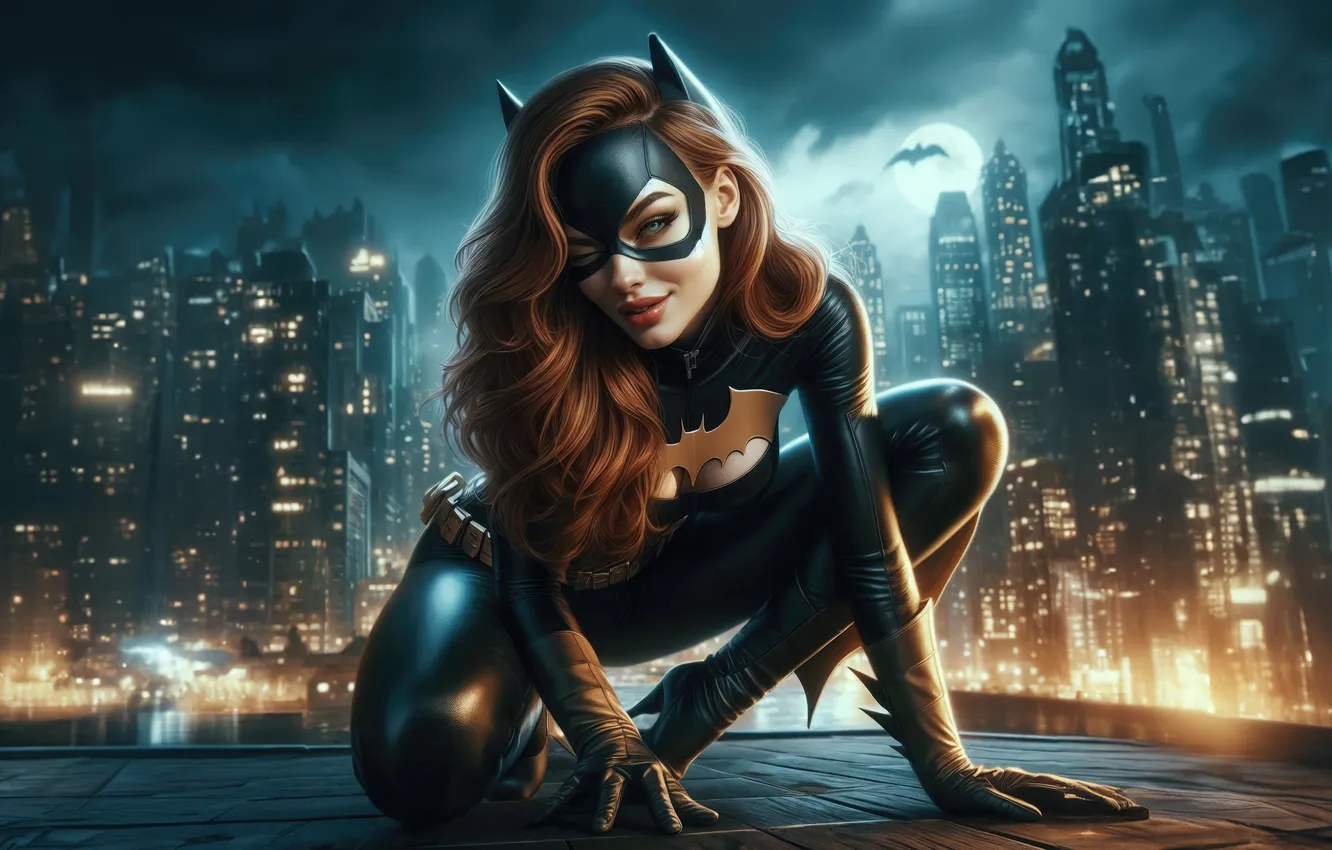 Фото обои superhero, batgirl, origin