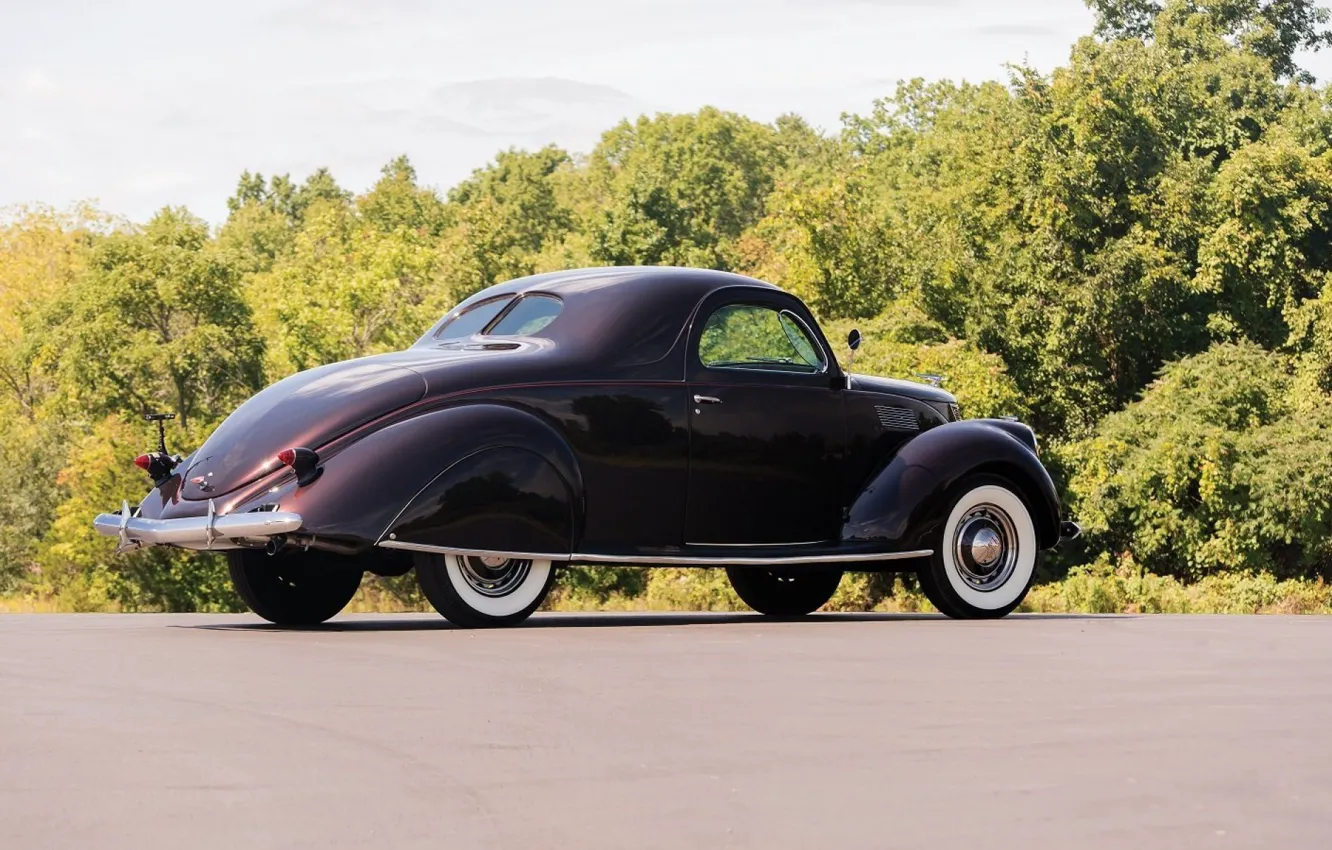 Фото обои Coupe, Vintage, 1937, Lincoln Zephyr
