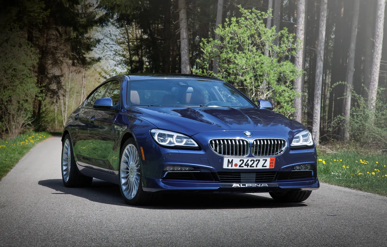 Фото обои бмв, BMW, Gran Coupe, xDrive, US-spec, F06, Alpina, 2015