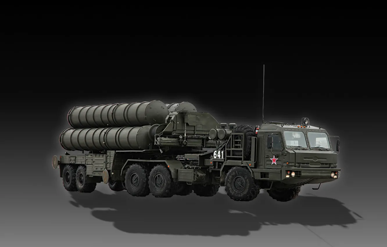 Фото обои Forces, anti-aircraft, missile system, Missile, Strategic, C-400 Triumph, Air Defense