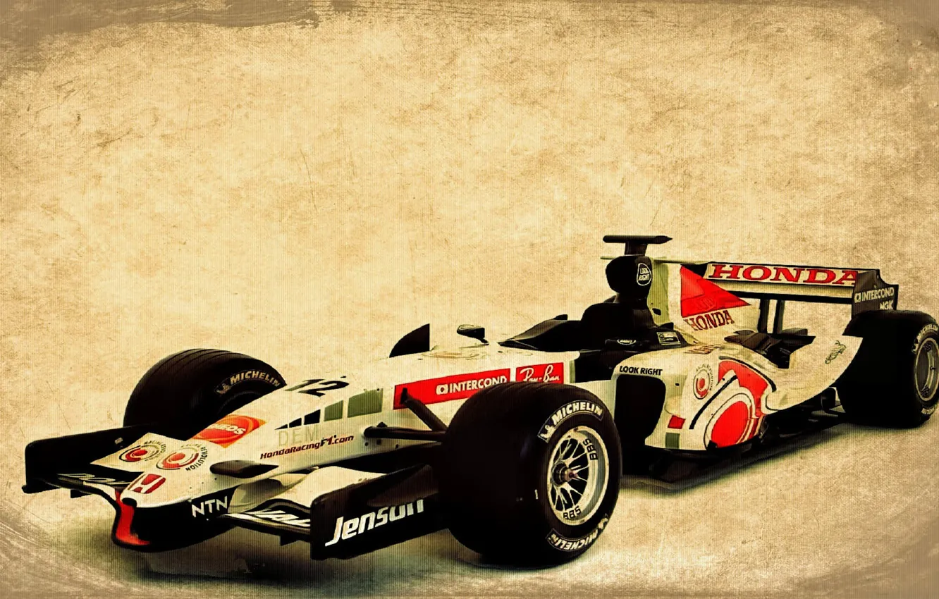 Фото обои honda, cars, race, F1 2006