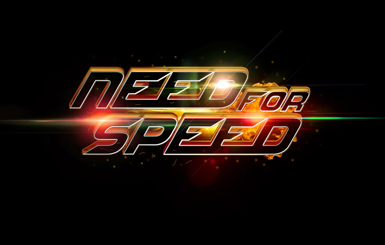 Фото обои logo, need for speed, nfs