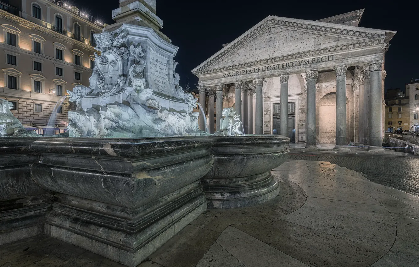 Фото обои italy, rome, Pantheon