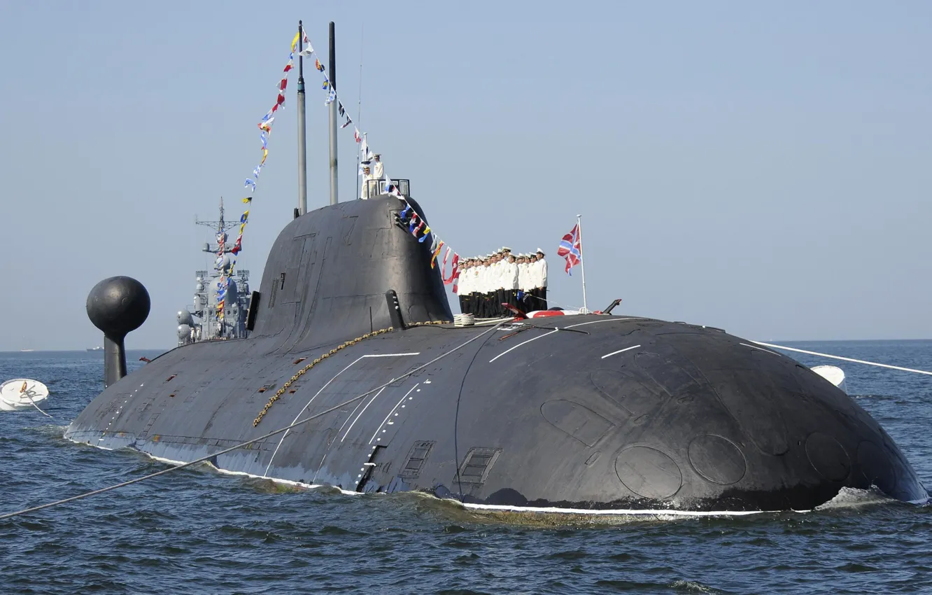 Фото обои лодка, подводная, атомная, проект 971, Кузбасс