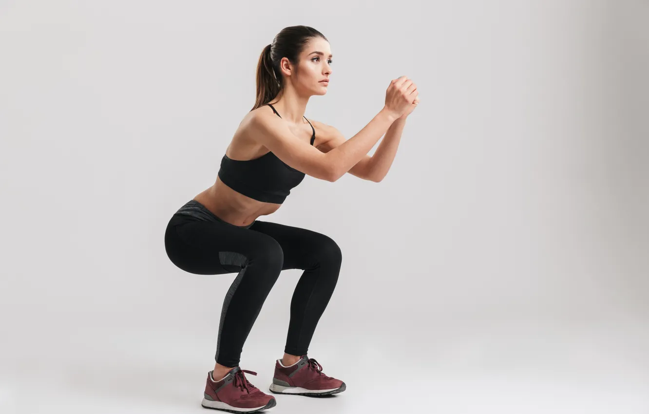 Фото обои legs, pose, workout, fitness