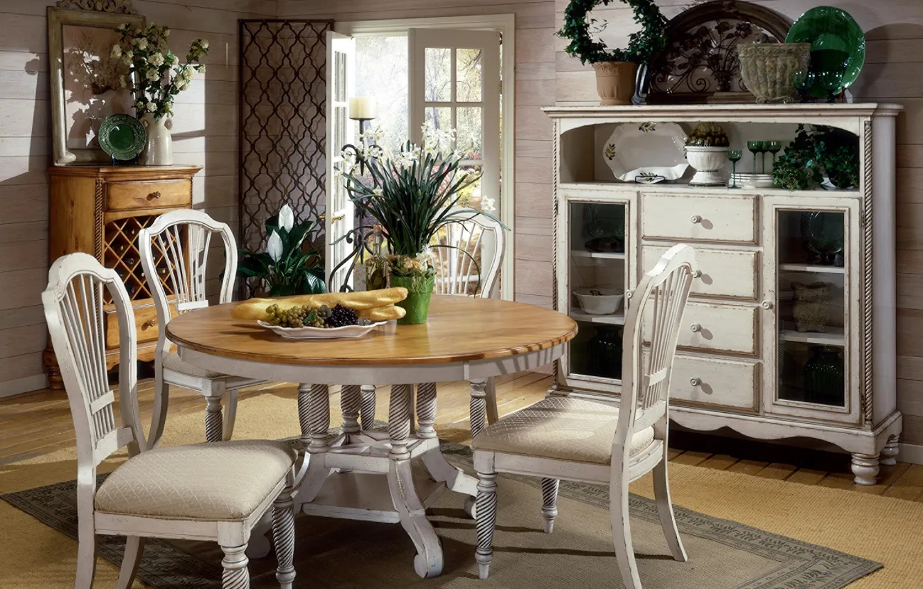 Фото обои interior, dining room, design. house