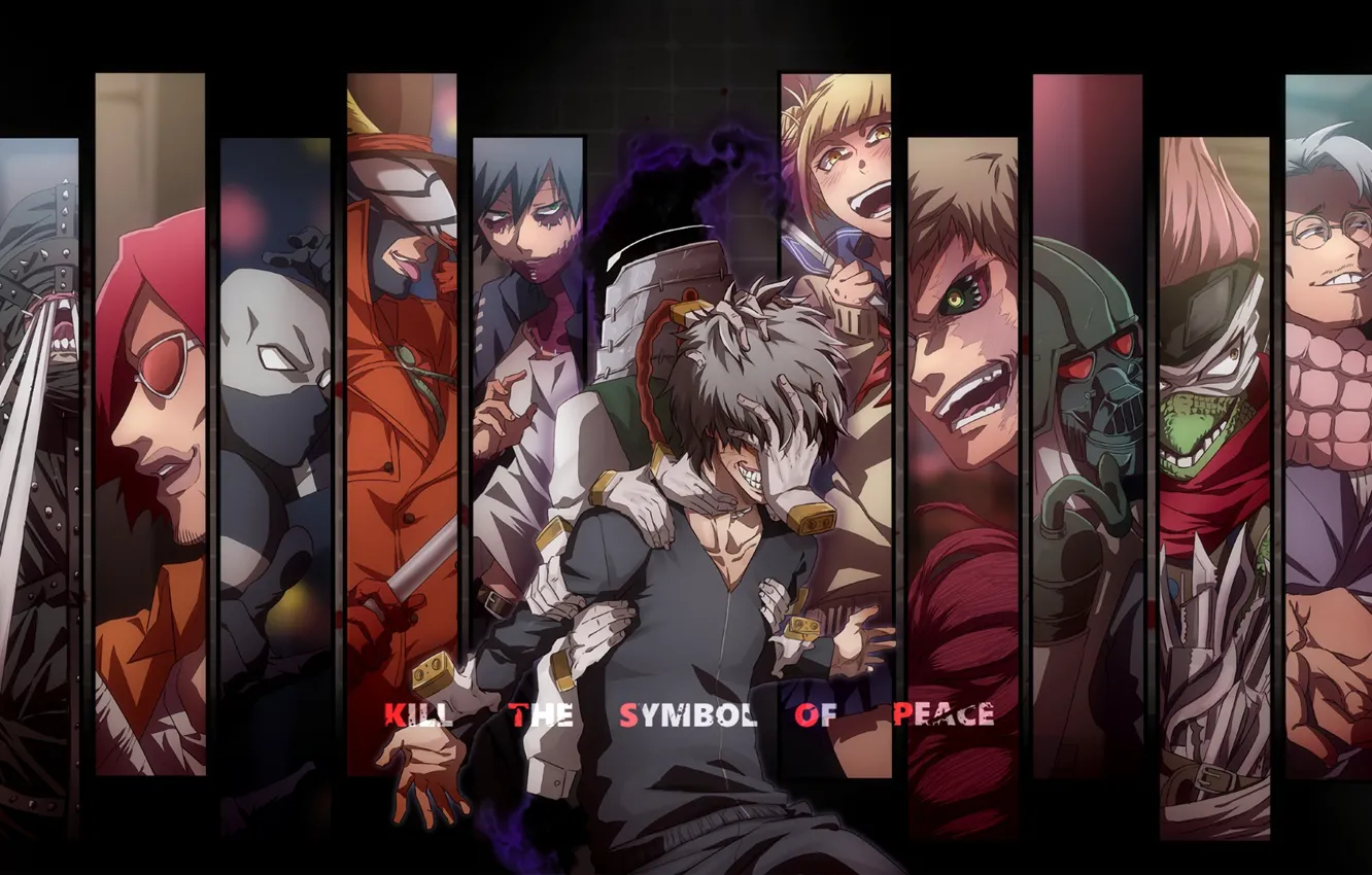 Фото обои anime, evil, hands, manga, powerful, strong, uniform, enemy