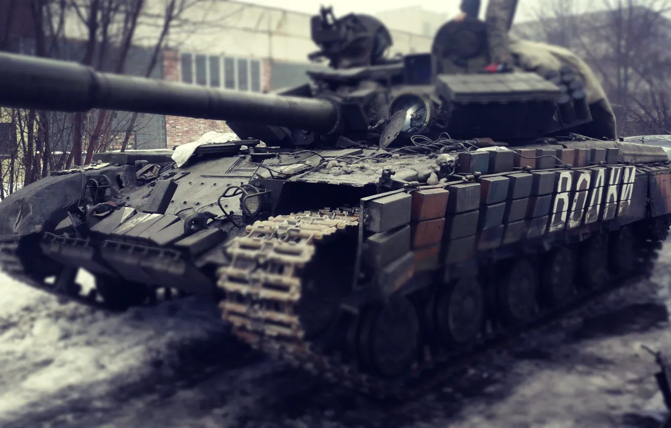 Фото обои танк, Новороссия, ополчение