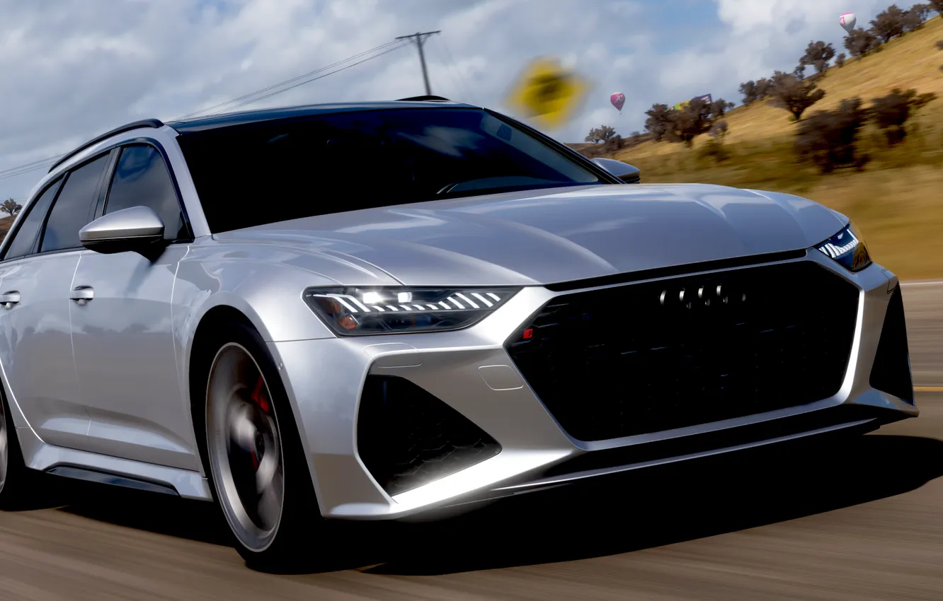 Фото обои Audi, Ауди, Horizon, Forza, Rs6, Audi RS, Audi rs6, Форза Горизонт