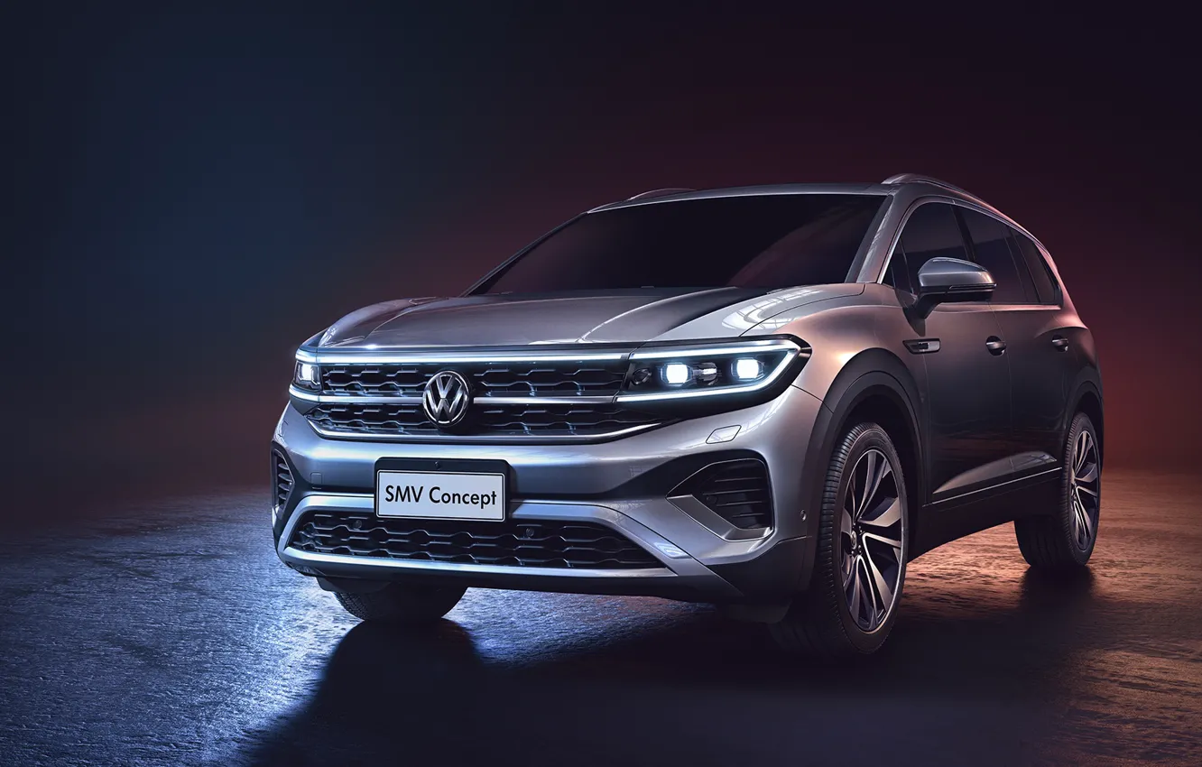 Фото обои Concept, Volkswagen, кроссовер, 2019, SMV