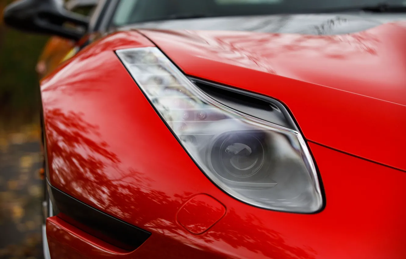 Фото обои Ferrari, headlights, SP30, Ferrari SP30