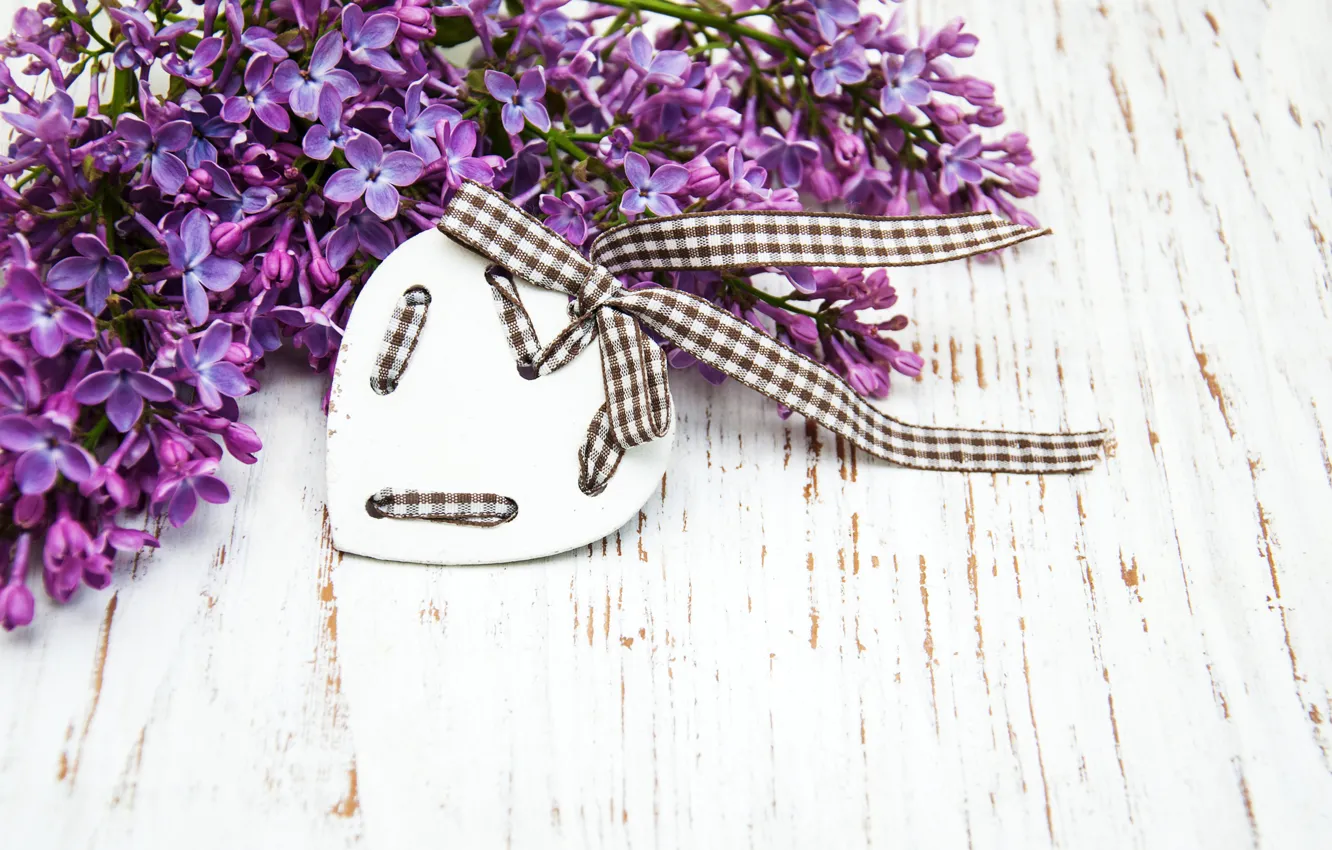 Фото обои любовь, цветы, сердце, love, heart, wood, flowers, сирень