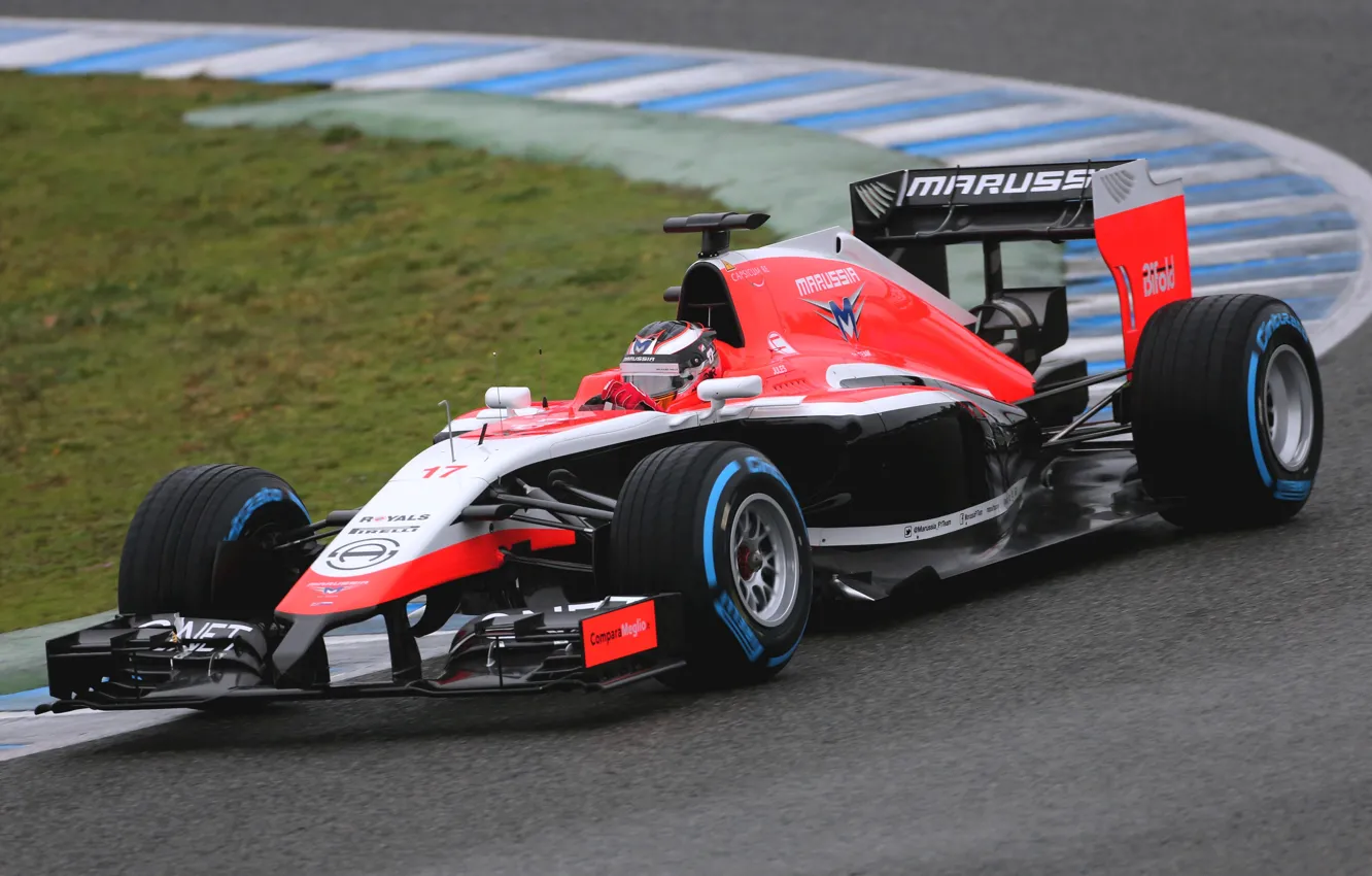 Фото обои Formula 1, Marussia, Jules Bianchi, MR03