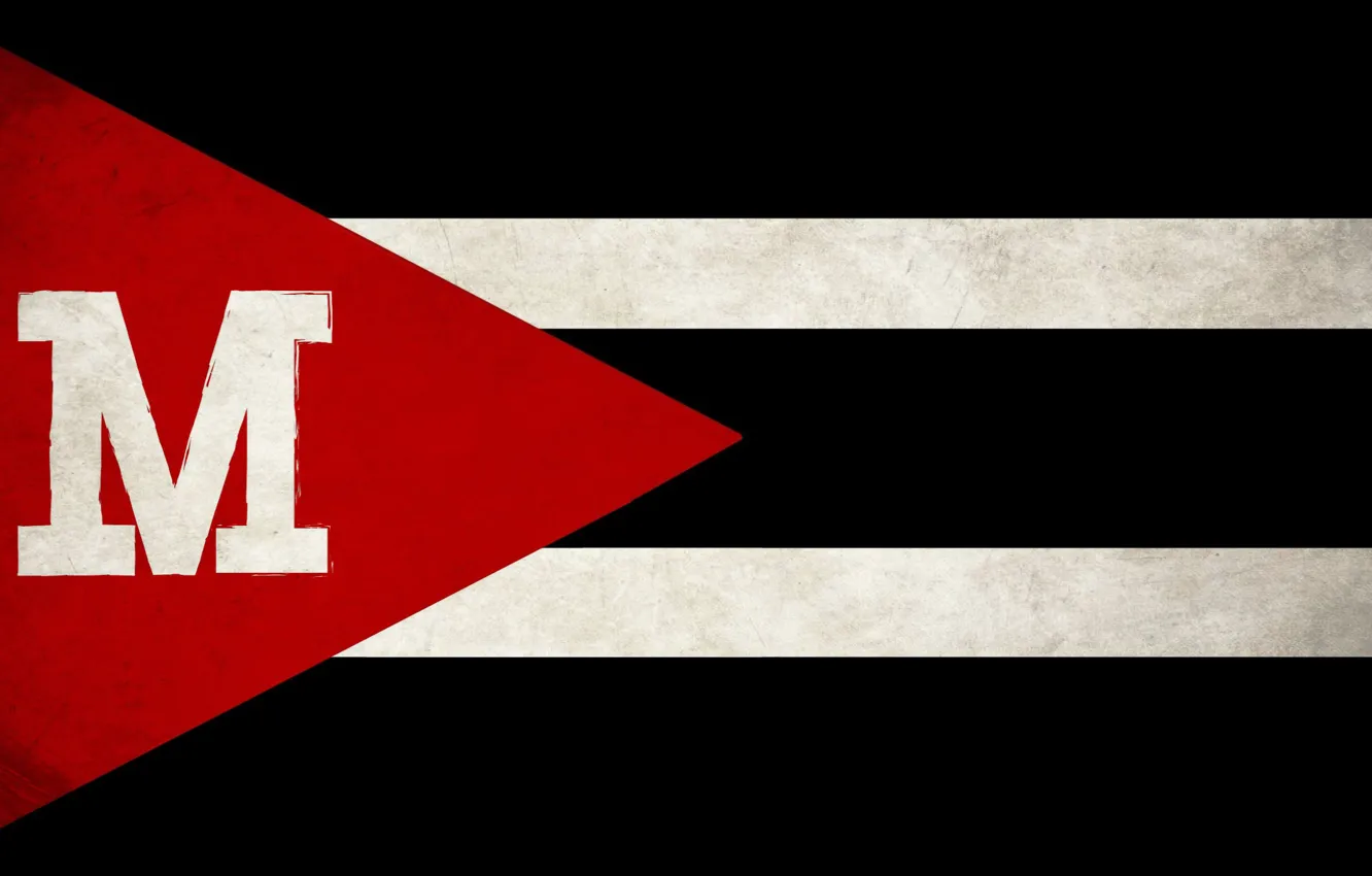 Фото обои red, white, black, grunge, flag, State, Maverick