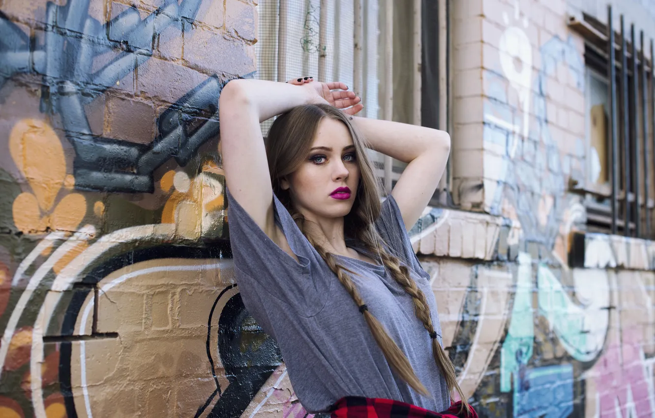 Фото обои взгляд, Model, Tahlor Thompson