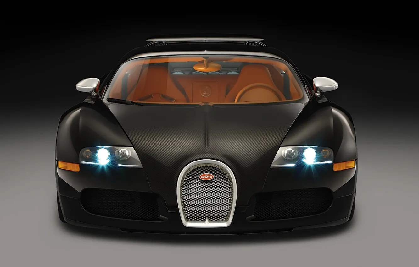 Фото обои 2008, Bugatti, Veyron, Sang Noir