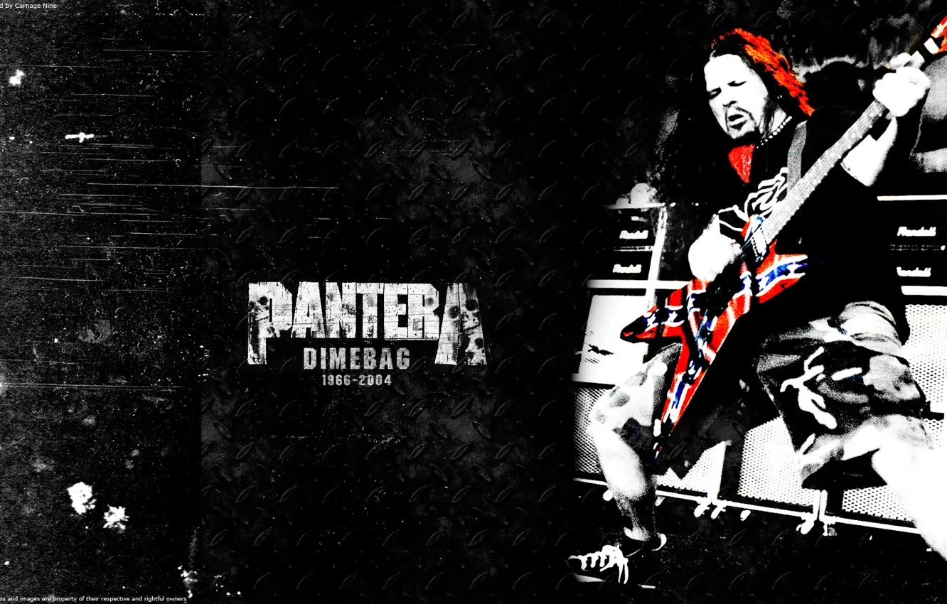 Фото обои metal, band, pantera, dimebag darrell