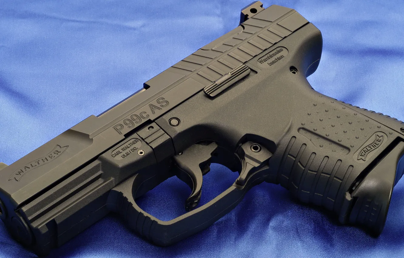 Фото обои metal, gun, walther p99 compact