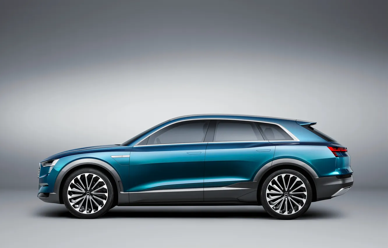 Фото обои Audi, ауди, concept, концепт, e-tron, quattro, 2015