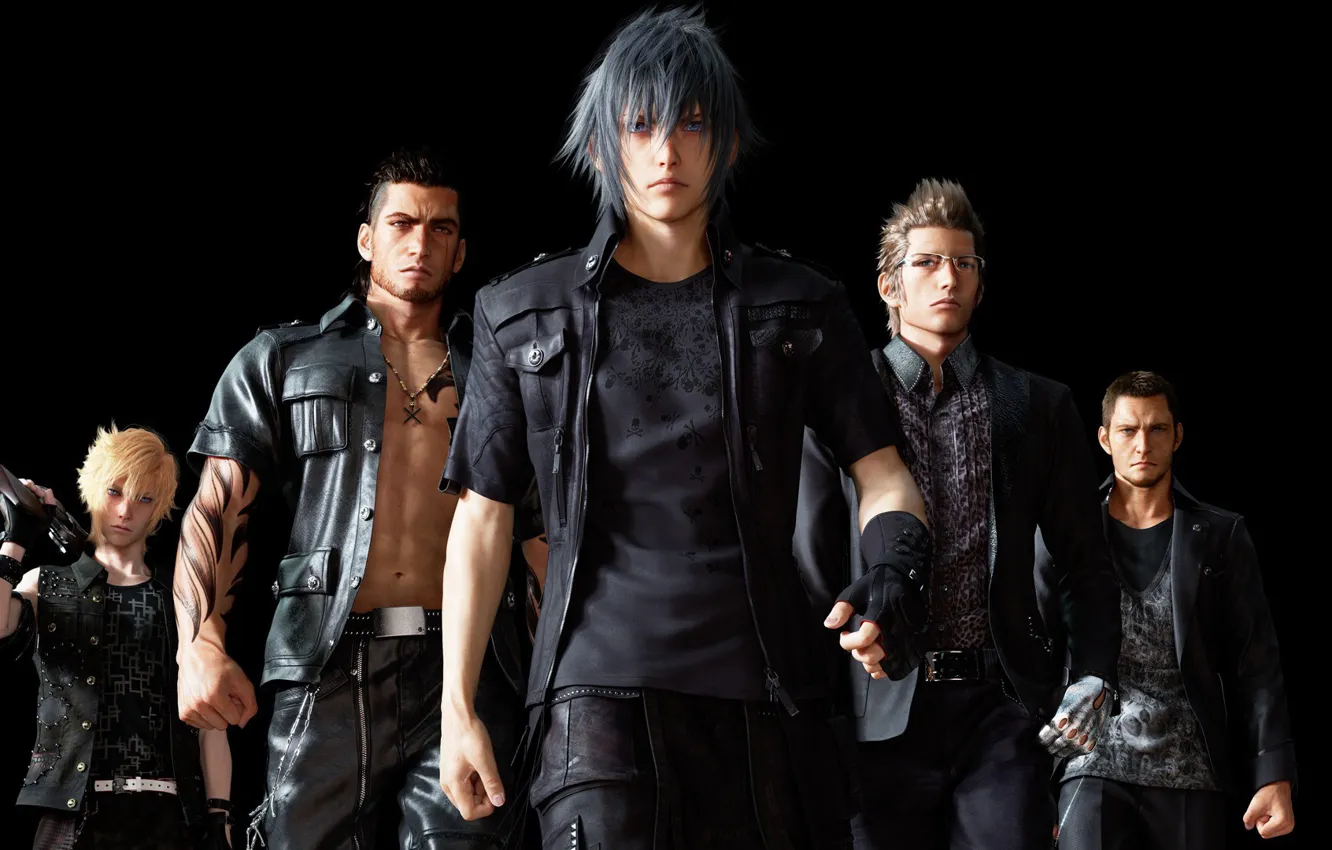 Фото обои cinema, wallpaper, game, Final Fantasy, black, man, boy, movie