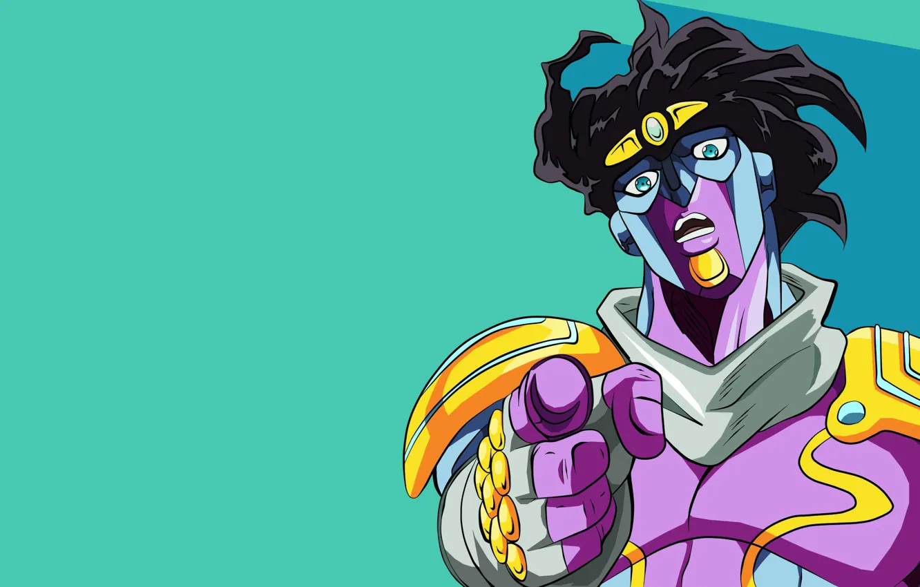 Фото обои JoJo's Bizarre Adventure, Невероятные Приключения Джоджо, Star Platinum