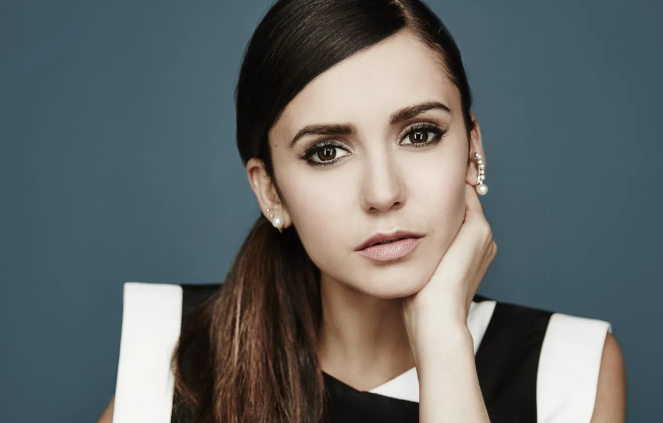 Фото обои портрет, актриса, Nina Dobrev