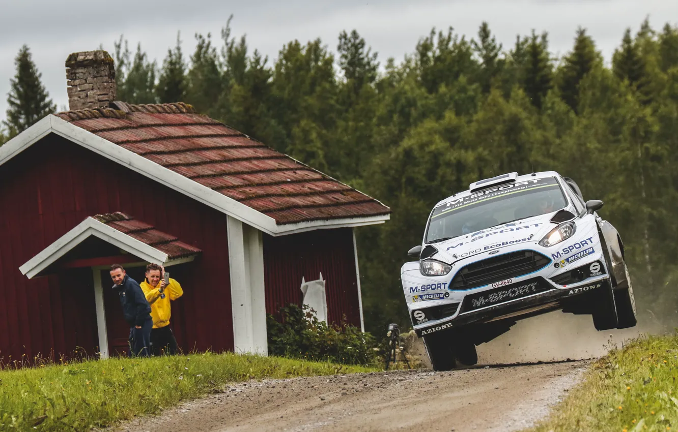 Фото обои Ford, WRC, Rally, Fiesta, Finland