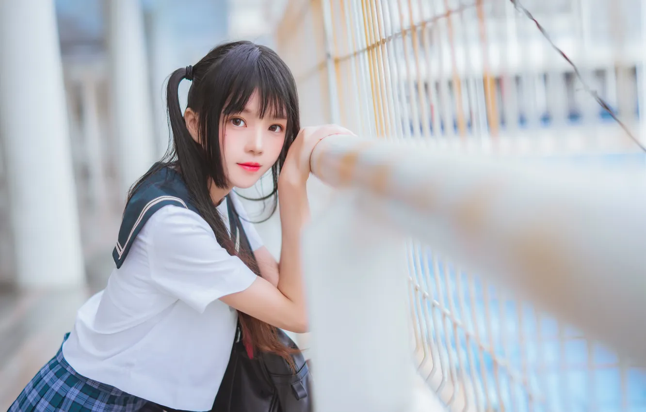 Фото обои asian, asian Girl, Cherry neko