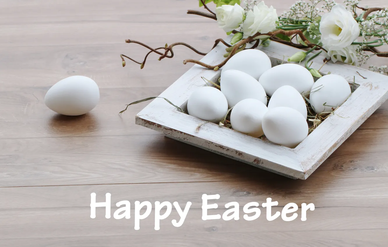 Фото обои цветы, Пасха, flowers, spring, Easter, eggs, holiday, decoration